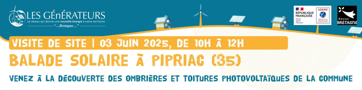Balade solaire Générateurs 03/06/25 à Pipriac