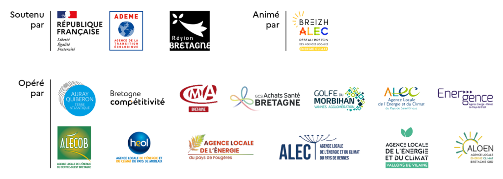 Partenaires du réseau Rénov' Entreprises Bretagne